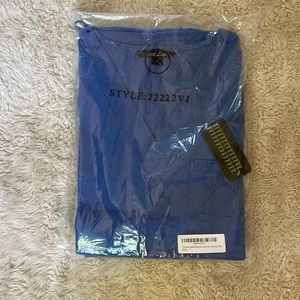 Brand new blue nurse scrubs